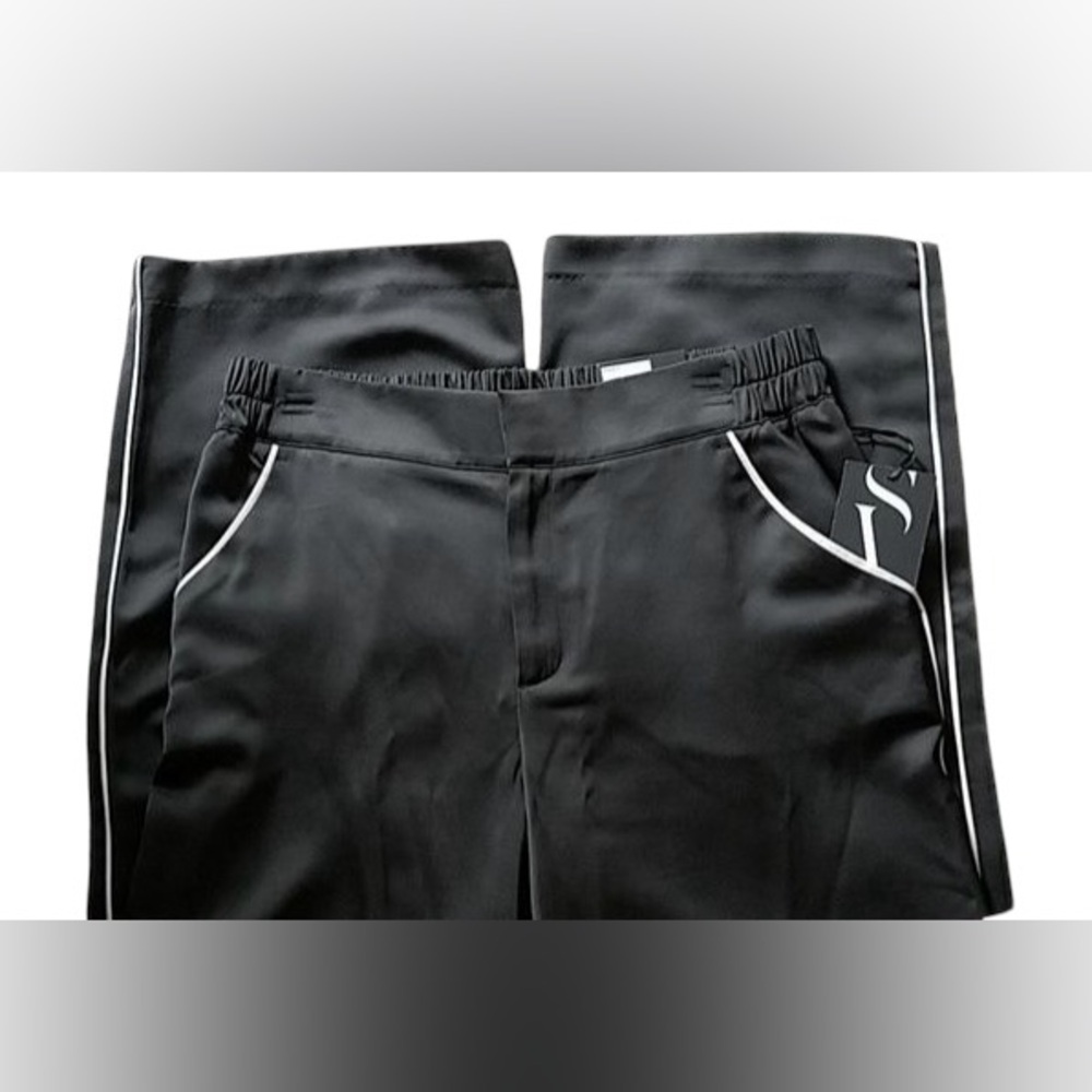 Simply Vera Vera Wang Satin Women’s Black Pants